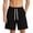 Black, variant on Maean Mens Big and Tall Shorts High Waist Causal Dressy Short Trousers Stretch Shorts with Pockets M-5XL