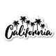 thumbnail image 2 of California Palm Trees Tops Sticker California Vibes Stickers - Pegatin, 2 of 2