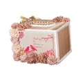 thumbnail image 2 of Caja de madera para tarjetas de regalo, resistente, de gran tamaño, hermosa caja reutilizable para tarjetas de boda, para , cumpleaños, Oro BLESIY Estuche para tarjetas de boda, 2 of 6