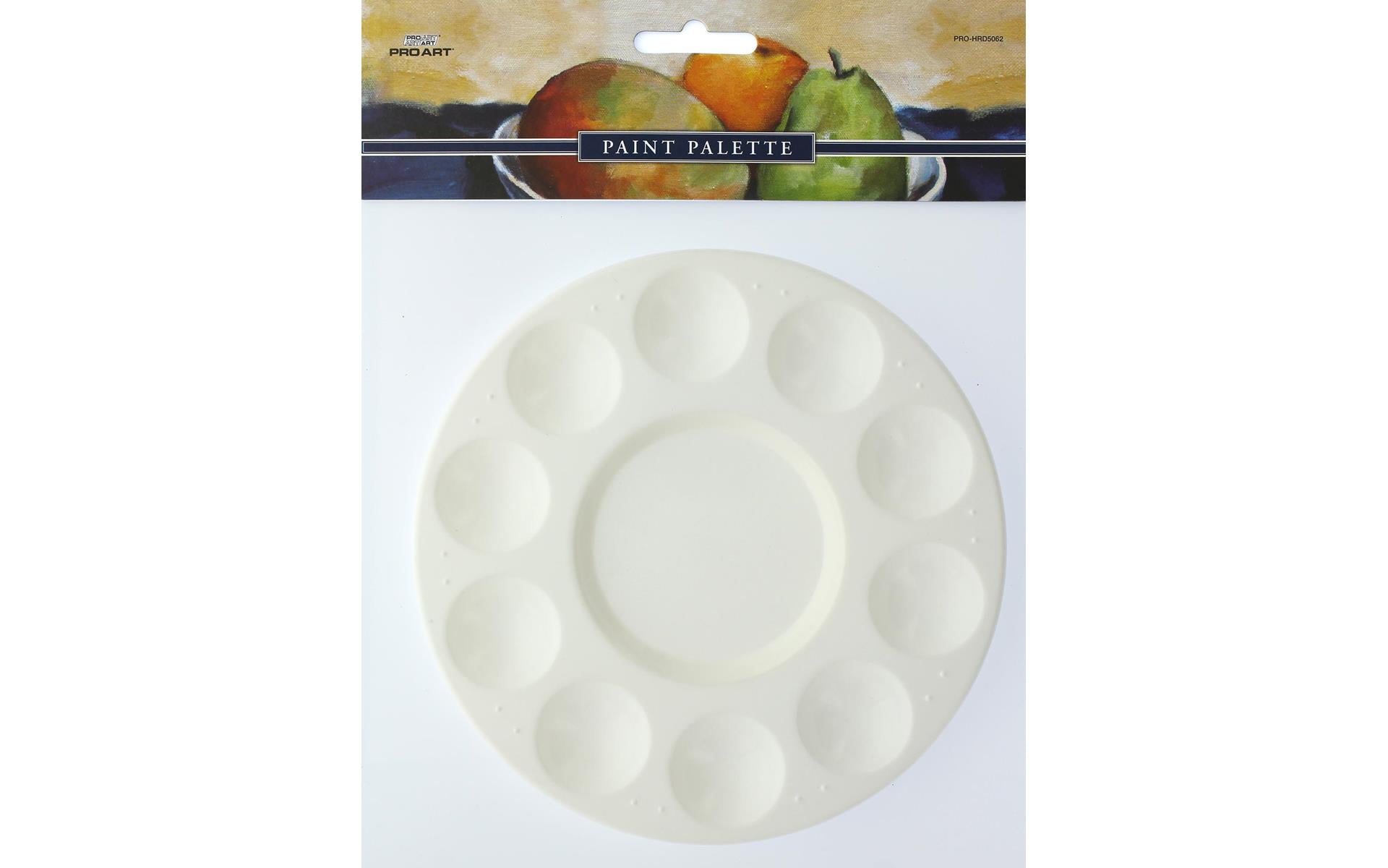 Pro Art Palette Plastic Round 10 Well Tray Pkg
