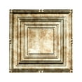 thumbnail image 1 of Fasade Easy Installation Portrait Bermuda Bronze Glue Up Ceiling Tile/ Ceiling Panel (12" X 12" Sample), 1 of 3