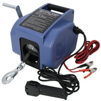 12V 2000lb Winch Reversible w/ Wireless Remote for 5000lb Boats