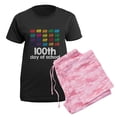 thumbnail image 5 of CafePress - 100Th Day Of School Pajamas - Women's Short Sleeve Print T-Shirt and Pants Dark Cotton Pajama Set, 5 of 7