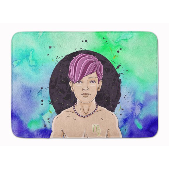 Virgo Zodiac Sign Machine Washable Memory Foam Mat