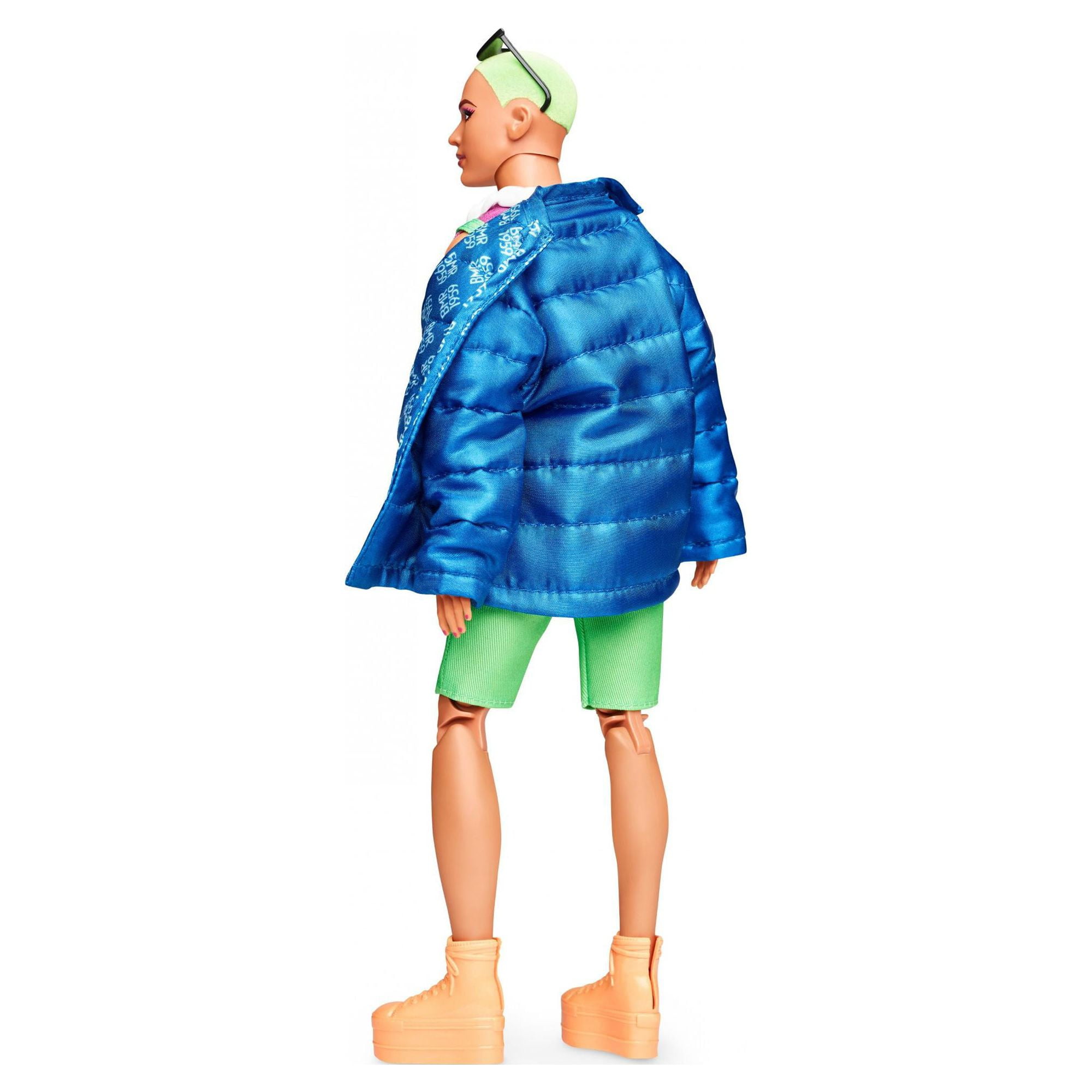 Fashion Barbie BMR1959 Doll in Neon Overalls & Puffer Jacket
