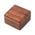 thumbnail image 1 of Estuche Organizador de Anillos de Madera Estuche de Almacenamiento de Anillos de Boda Joyero Pareja Anillos Titur Cuadrado Portátil para Anil Marron oscuro Sunnimix Caja de joyería, 1 of 8