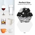 thumbnail image 6 of Honeii Cosmic Landscape Celestial Art Print Leather Coaster Set of 4, Ideal for Safeguarding Your Furniture from Drinks Spills and Effortless Cleanup-Hexagon, 6 of 6