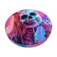 thumbnail image 1 of Balery Neon Skull With Milkshake Fundas de asiento para taburete de bar redondo de tela de terciopelo ajustables que protegen de arañazos y manchas para sillas de 14 a 17 pulgadas.-12 inch, 1 of 7