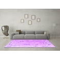 thumbnail image 3 of Ahgly Company Indoor Square Abstract Purple Modern Area Rugs, 7' Square, 3 of 4