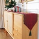 thumbnail image 1 of Xiao Hua Mantel rectangular de encaje para cocina, comedor, boda, fiesta, decoración. Tamaño: 11,8 x 118 pulgadas, rojo y verde., 1 of 5
