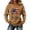 Khaki#1035FF, variant on AHMOMEI Women's 250th Anniversary Print Shirt America 1776-2026 250th Anniversary Long Sleeve Waffle Knit 4th of July Women's Sweatshirts