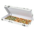 thumbnail image 2 of Eco Pie Newsprint and White Paper Corrugated Flatbread Box - 24" x 8" x 2" - 50 count box, 2 of 11