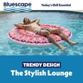 thumbnail image 5 of Bluescape 60” Towel Float – Large Round Inflatable Pool Raft with Plush Towel Top for Extra Comfort, 5 of 7