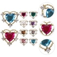 thumbnail image 4 of 10pcs Heart Nail Charms Rhinestones Manicure Jewelry Accessories Nail Decorations, 4 of 8