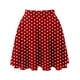 thumbnail image 5 of Minifalda clásica con cintura elástica para mujer: falda elegante y casual de corte A, 95 % poliéster, tallas reales, para todas las estaciones - S-XXL, 5 of 6