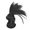 Noir, variante sur Hearth & Gear Perruque Chignon à Plumes à Clip, Pièce de Cheveux Chignon Décoiffé, Chignons Décoiffés, Queue de Cheval, Extensions de Cheveux Updo, Accessoires pour Cheveux, Petites Barrettes pour Fille, Barrettes Métalliques pour Cheveux, Petites