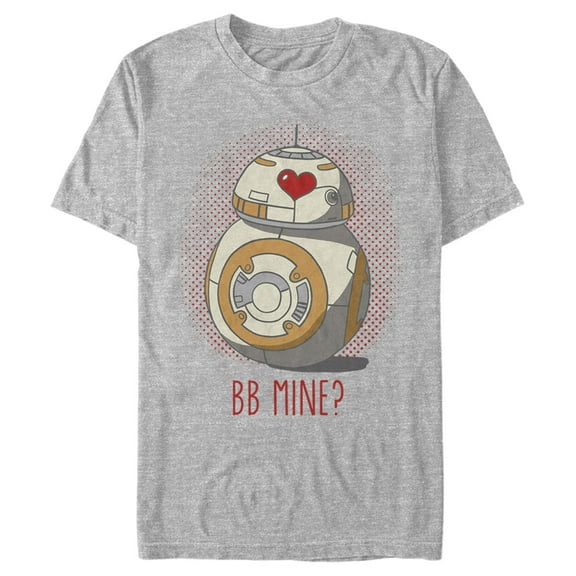 Men's Star Wars Valentine's Day BB Mine?  Graphic Tee Athletic Heather X Large