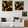 thumbnail image 4 of Designart "Royal Grapes from the Vineyard II" Food & Beverage Wall Art - Traditional Green Fruits Bedroom Canvas Wall Art, 4 of 6