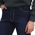 thumbnail image 3 of PANTALON VAQUERO DELGADA MEZCLILLA HOMBRE AZUL SUAVIZADO, 3 of 4