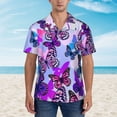 thumbnail image 4 of Bixox Men's Hawaiian Shirts Men's Flying Butterflies Print Short-Sleeve Shirt-XX-Large, 4 of 8