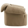 thumbnail image 6 of Modway Lark Slipcovered Fabric Oversized Armchair in Almond, 6 of 9