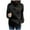 Black, variant on Flash Picks Sale! Juebong Women's Lightweight Turtleneck Sweatshirt Pullover Tops Warm Soft Zipper Tops Winter Solid Color Blouse for Winter