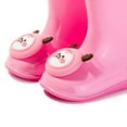 thumbnail image 4 of NOKIO Rain Shoes For Children Lined Rubber For Boys And Girls, Lightweight Rain Water Proof NonSlip GumBoot𝗌 With Drawstring, 4 of 5
