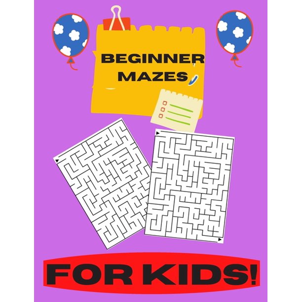 beginner mazes for kids easy kids mazes best mazes for small kids very easy to play a maze game paperback walmart com