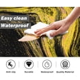 thumbnail image 5 of Black Anti Fatigue Mats Kitchen Mats for Floor Marble Kitchen Floor Kitchen Mat Cushioned Memory Foam Non Slip PVC Leather Padded Comfort Standing Kitchen Rugs Set of 2, C2, 5 of 6