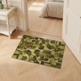 thumbnail image 2 of ODIKA 2'x3' Ultra-Soft Accent Mat, Mid Palette Asymmetrical Interlocking Shapes Scattered Earthy None Washable, Bare feet friendly, Easy Care Indoor rug for Bedside, Footrest, 2 of 7