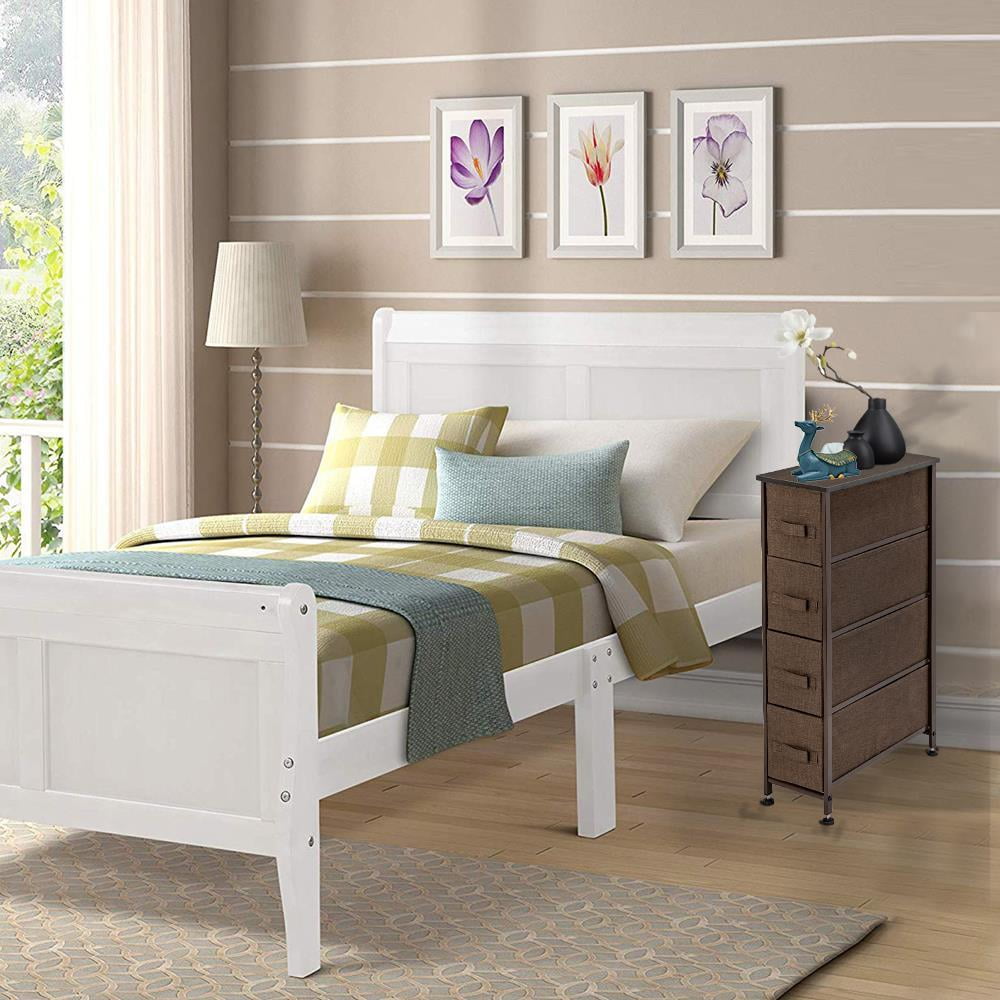 SalonMore Narrow Vertical Dresser Storage Tower Nightstand Sturdy Metal,Frame