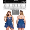 thumbnail image 4 of XmhyTop Conjunto de Lencería Mujer Erótica para Sexo, Talla Grande 4XL Negro B, Diseño Atractivo con Detalles de Encaje y Ajuste Perfecto para Mujeres Curvas, 4 of 4