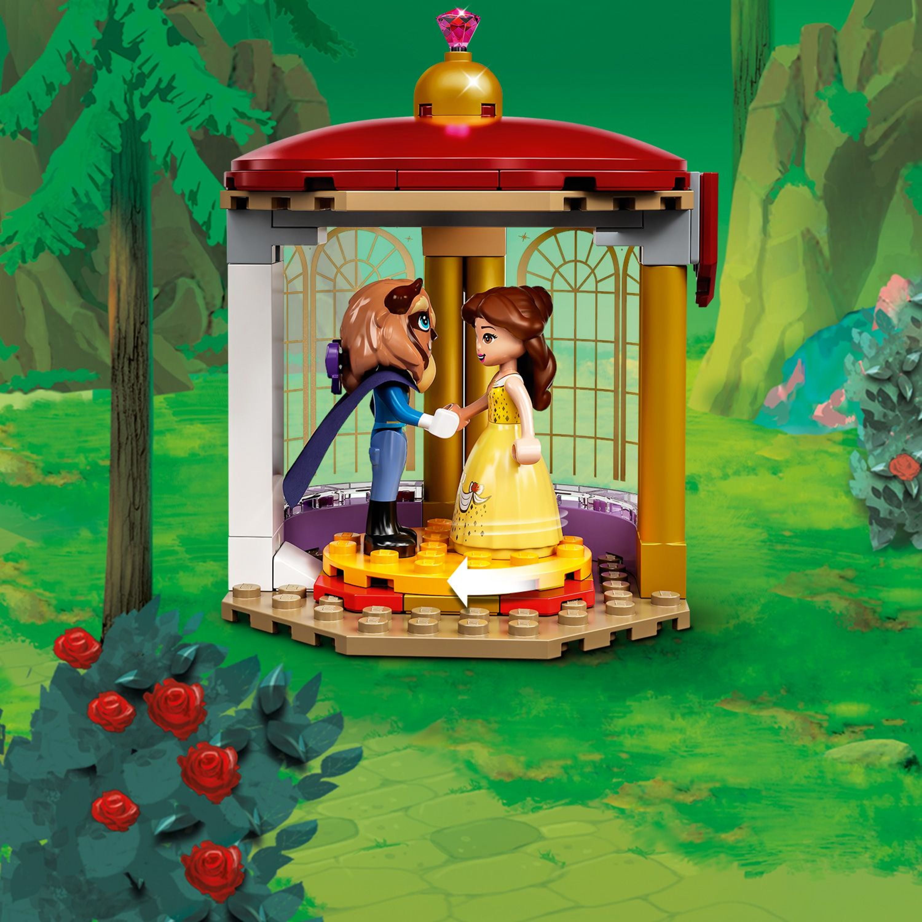 LEGO Belle in abito con rose rose - Disney Princess Italy