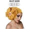 thumbnail image 3 of Penkiiy Elegant Pre-Tied Lace Flower Hijab Bonnet | Fashionable Muslim Headscarf with Detachable Bow | Perfect Gift for Women, 3 of 6
