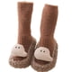 thumbnail image 2 of Kids Cartoon Non Slip Socks 1 Pair Comfortable Baby Indoor Wear Coffee Silicone Non Slip Sole, 2 of 2