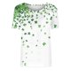 thumbnail image 5 of Camiseta de Manga Corta de Cuello Redondo Impresa Casual de la Moda de las Mujeres, Poliéster Ligero para el Uso Diario, 5 of 9