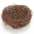 thumbnail image 2 of Ludlz 12/10/8/6 cm Artificial Bird Nest Birdhouses Garden Nature Art Craft Wedding Home Decoration - Vine Bird Nest House Home Decoration Craft Photo Prop Ornament, 2 of 6