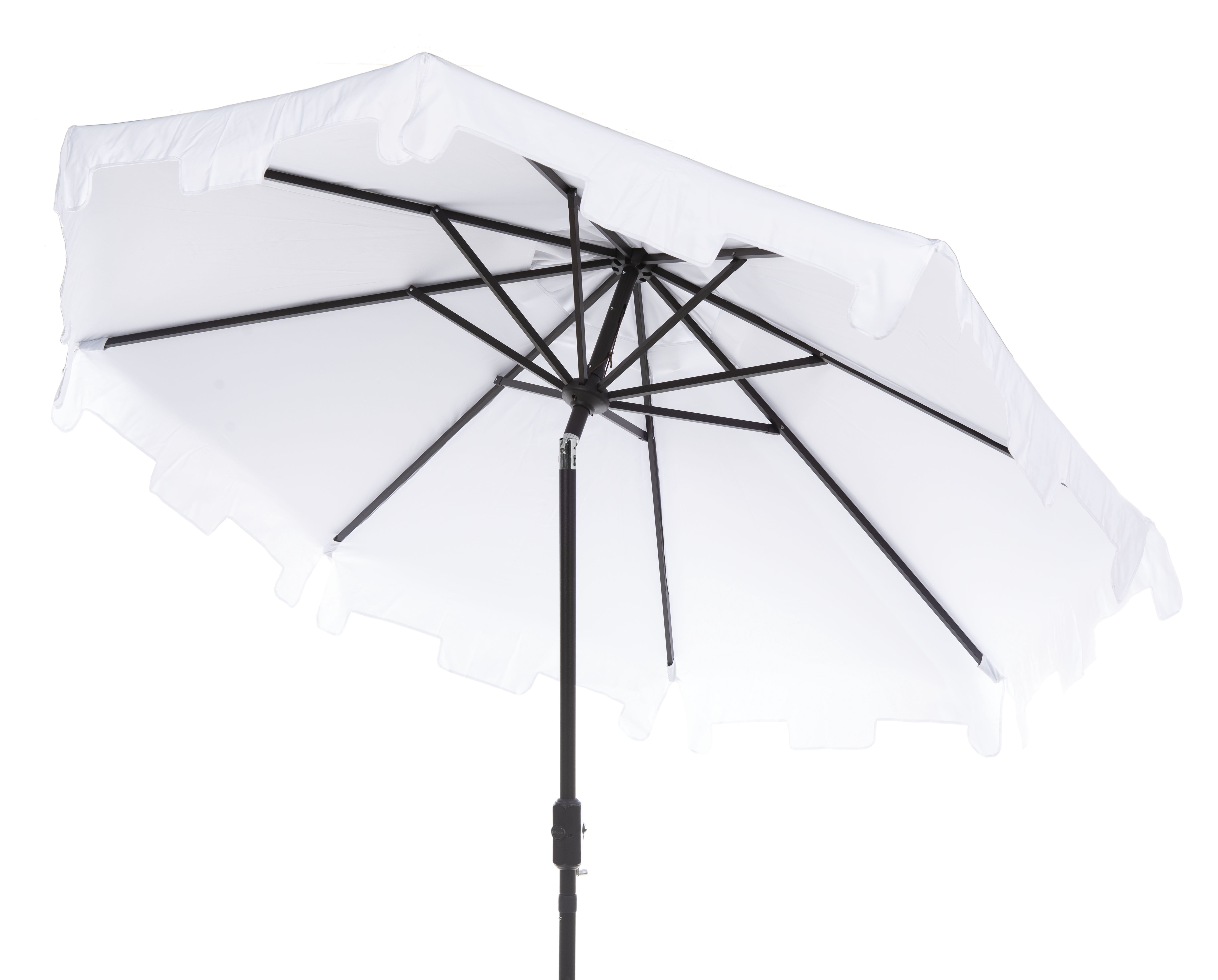 Safavieh Zimmerman 9 ft. Aluminum Auto Tilt Crank Patio Umbrella