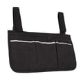 thumbnail image 4 of Bolsa para silla de ruedas colgante, impermeable, con sistema de hebilla de lona, bolsa de almacenamiento lateral para silla de ruedas de transporte., 4 of 14