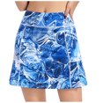 thumbnail image 2 of Bowake Women's Tennis Skirt With Pocket Shorts Plus Size Running Sports Fitness Skirt, 2 of 6