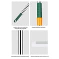 thumbnail image 5 of Squeegee Broom for Floor, 20" Rubber Squeegee with 40" Long Handle for Bathroom Tile, Garage Concrete, Deck,Shower Glass, 5 of 7
