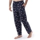thumbnail image 5 of Pantalón de Pijama de Franela y Forro Polar para Hombre IZOD, Azul Marino/Flamenco, XX Grande, 5 of 5