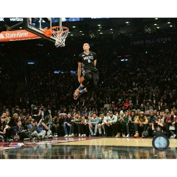 Zach Lavine Slam Dunk Contest 16 Nba All Star Game Photo Print 16 X Walmart Com Walmart Com