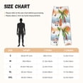 thumbnail image 4 of Lsque Gnome and Surfing Print Women's Pajama Pants, Lounge Pant - Comfortable Home Wear,Elastic Waistband, Stylish Design-Large, 4 of 9