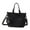 Black, variant on Milageto Tote Bag for Women Wear Resistant with Top Handles with Zipper Crossbody Bag Beige