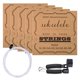 thumbnail image 4 of 5 Juegos Cuerdas para Ukulele Cuerdas de Nailon Herramienta Enrolladora y Cortador Extractor de Clavijas Multifuncional Adecuado para Práctica Regalo Fiesta 68cm, 4 of 9