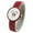 Candy-Cane, variant on Collections Women's 38mm Case Christmas Themed Metal Stretch Band Watch