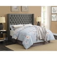 thumbnail image 5 of Pemberly Row Contemporary Fabric Upholstered Queen Headboard Gray, 5 of 5