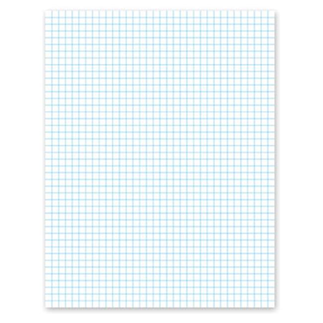20lb Quadrille Pad w/4 Squares/Inch Ltr White 1 50Sheet Pad