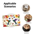 thumbnail image 5 of Joocar Hummingbird And Flower Pattern Linen Table Mats Set Of 4 For Home Kitchen Table Decor 12x18 inch, 5 of 5
